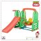 สไลด์เดอร์+ชิงช้า SLIDE SWING CASTLE SET รุ่น JM851 สีเขียว ยี่ห้อ HAPPY BOX